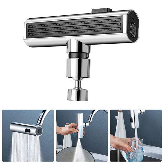 ✨ Universal 360° Rotating Kitchen Tap Nozzle – Multi-Mode Splash-Proof Waterfall Extension
