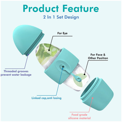 Silicone Ice Face Roller – Pore Tightening, Dark Circle Reduction & Skin Refresh Tool