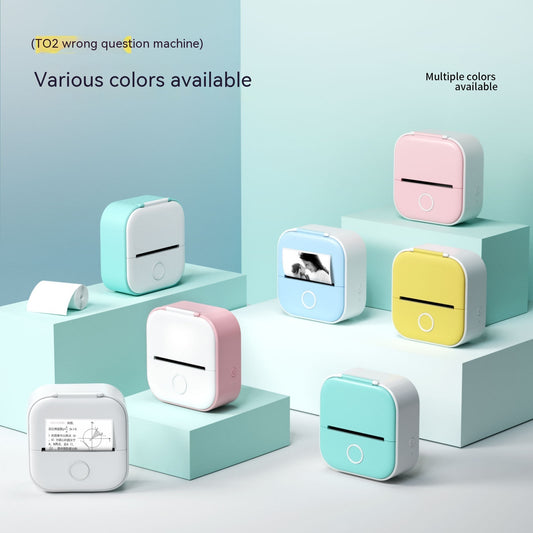 Phomemo T02 Portable Mini Bluetooth Thermal Printer – Inkless Pocket Printer for Photos, Notes & Labels