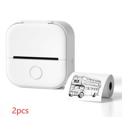 Phomemo T02 Portable Mini Bluetooth Thermal Printer – Inkless Pocket Printer for Photos, Notes & Labels