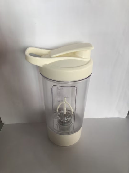 400ml Electric Protein Shaker Bottle – USB Rechargeable Mixer Cup for Shakes, Coffee & Gym Drinks