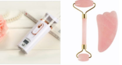 Jade Roller & Gua Sha Set – Natural Facial Massager for Anti-Ageing & Skin Glow