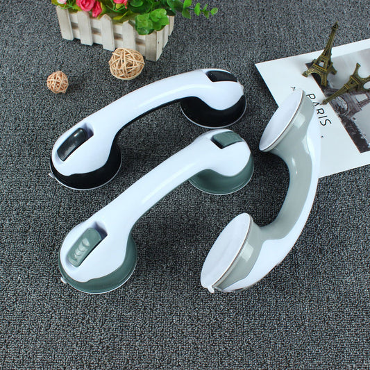 Portable Suction Grab Handle for Bathroom, Shower, Glass, and Doors – No Drill Safety Support Rai