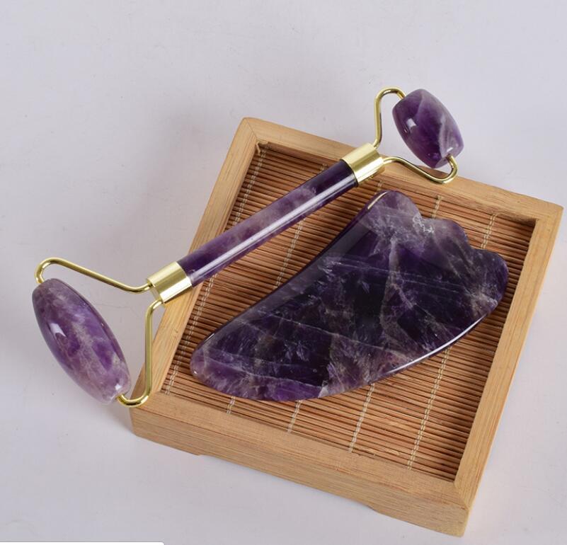 Jade Roller & Gua Sha Set – Natural Facial Massager for Anti-Ageing & Skin Glow