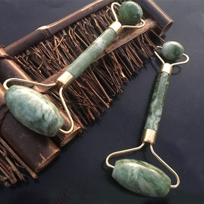 Jade Roller & Gua Sha Set – Natural Facial Massager for Anti-Ageing & Skin Glow