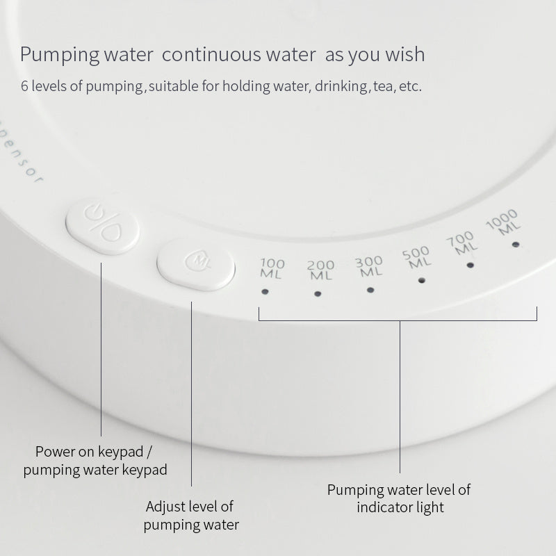Automatic Electric Water Dispenser – USB Rechargeable Gallon Pump for Home, Office & Travel