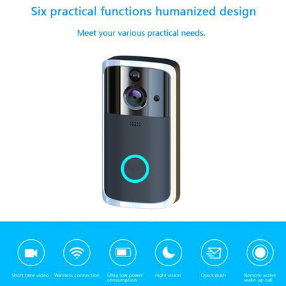 wifi video doorbell camera – hd night vision & two-way audio | sonnette vidéo wifi avec vision nocturne hd