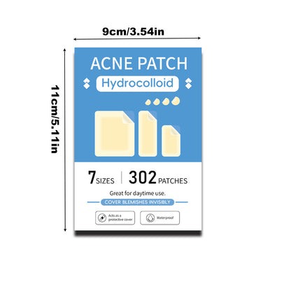 302PCS Invisible Acne Patches – Fast-Healing Spot Treatment for Clearer Skin