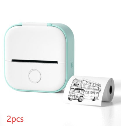 Phomemo T02 Portable Mini Bluetooth Thermal Printer – Inkless Pocket Printer for Photos, Notes & Labels