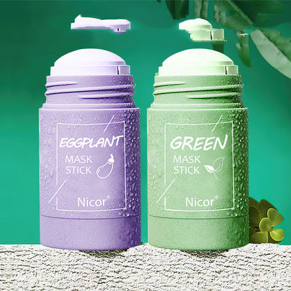 Green Tea Clay Mask Stick – Oil Control, Anti-Acne, Whitening & Seaweed Skin Care