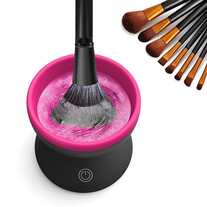 Electric Makeup Brush Cleaner – Portable USB-Powered Machine for Hygienic, Effortless Brush Care