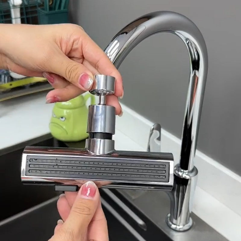 ✨ Universal 360° Rotating Kitchen Tap Nozzle – Multi-Mode Splash-Proof Waterfall Extension