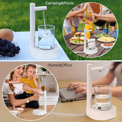 Automatic Electric Water Dispenser – USB Rechargeable Gallon Pump for Home, Office & Travel