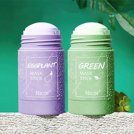 Green Tea Clay Mask Stick – Oil Control, Anti-Acne, Whitening & Seaweed Skin Care