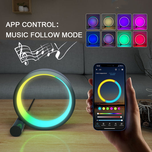 Smart LED Rhythm Night Light – APP & Music Sync Colour-Changing Atmosphere Lamp for Home & Parties