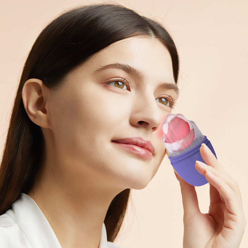 Ice Facial Massage Roller – Instant Cooling Therapy for Puffy Skin & Glowing Complexion