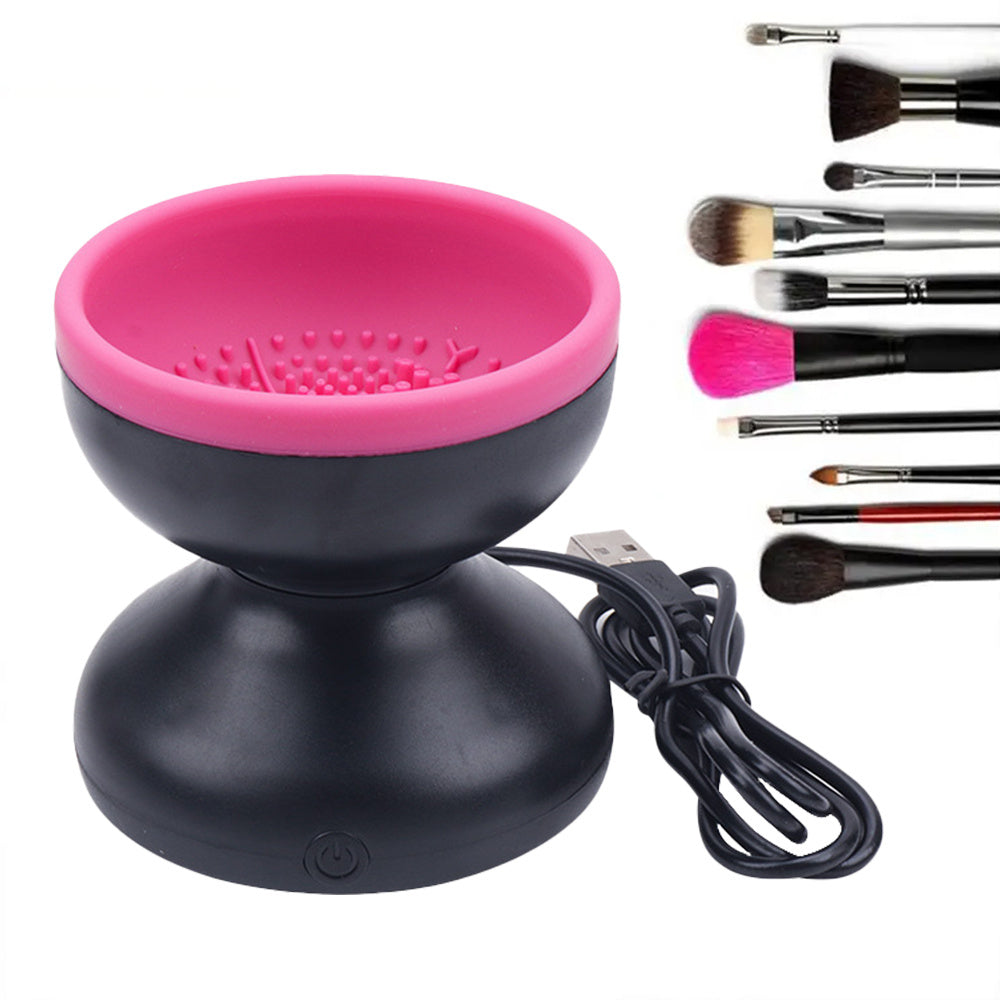 Electric Makeup Brush Cleaner – Portable USB-Powered Machine for Hygienic, Effortless Brush Care