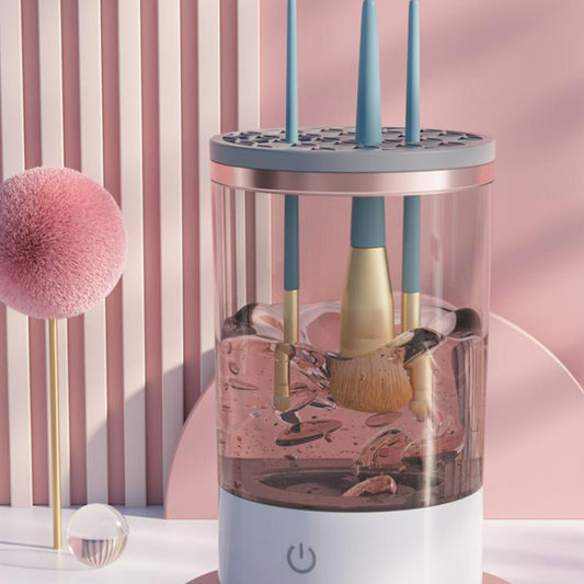 ✨ Portable Electric Makeup Brush Cleaner – USB Rechargeable & Travel-Friendly