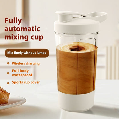 400ml Electric Protein Shaker Bottle – USB Rechargeable Mixer Cup for Shakes, Coffee & Gym Drinks