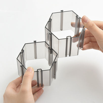 Honeycomb Drawer Organiser Set – 6-Piece Plastic Storage Dividers for Bedroom, Closet & Desk