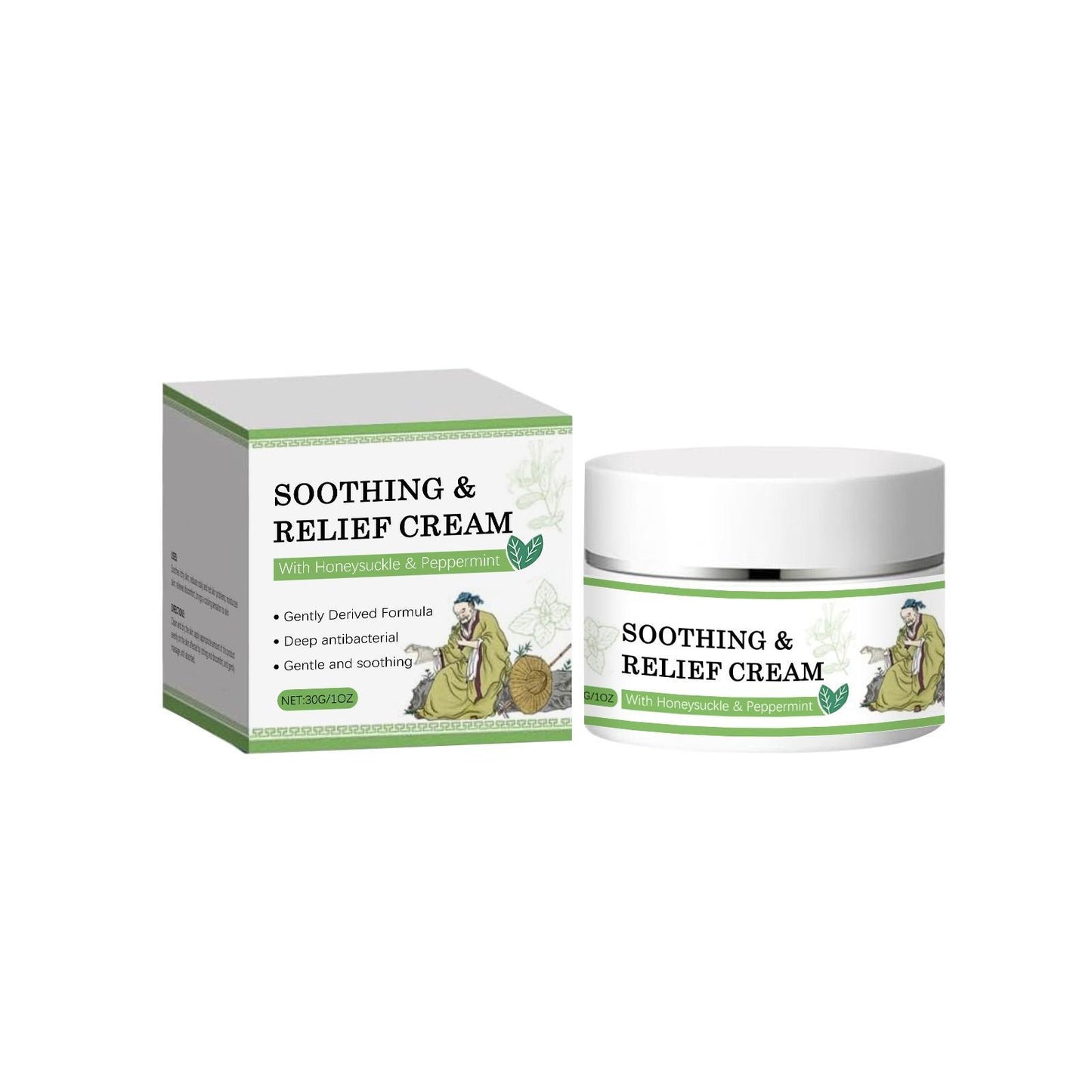 Herbal Soothing Skincare Cream for Sensitive & Dry Skin – Natural Moisturiser with Botanical Extracts